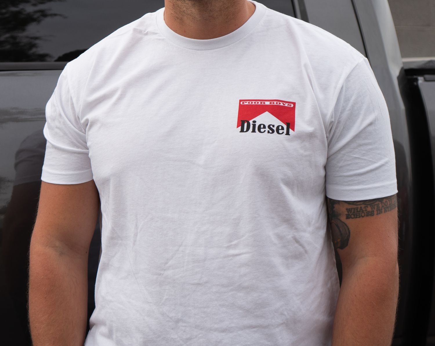 BLOWIN' SMOKE WHITE T-SHIRT