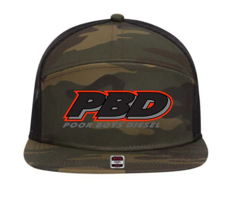 7 PANEL CAMO SNAPBACK HAT