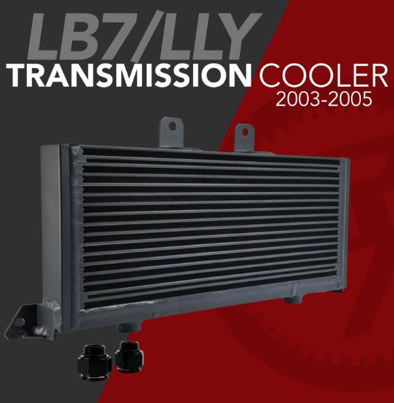 Fluidyne Heavy Duty Transmission Cooler - 03-05 LB7/LLY Duramax