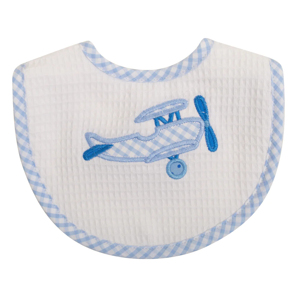 Basic Bib | Blue Airplane