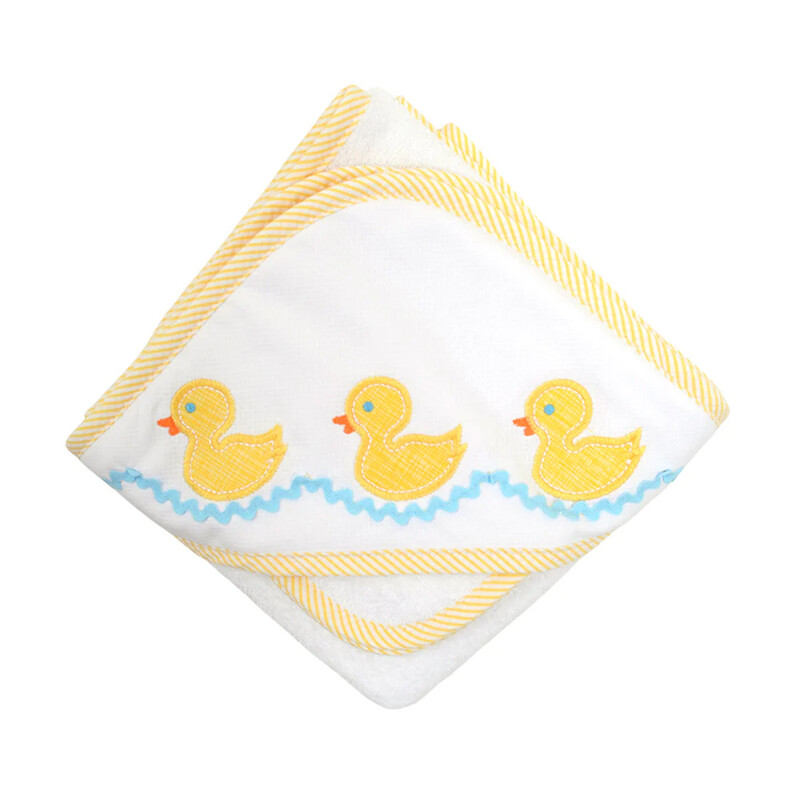 Boxed Hooded Towel Set | Yellow Duck