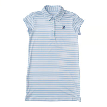 Pro Performance Polo Dress | Placid Blue Stripe