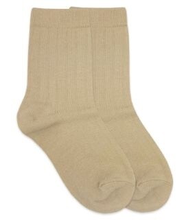 Cotton Rib Crew Socks 1 Pair