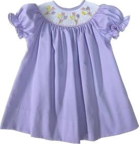 Lavender Tulip Bishop Dress