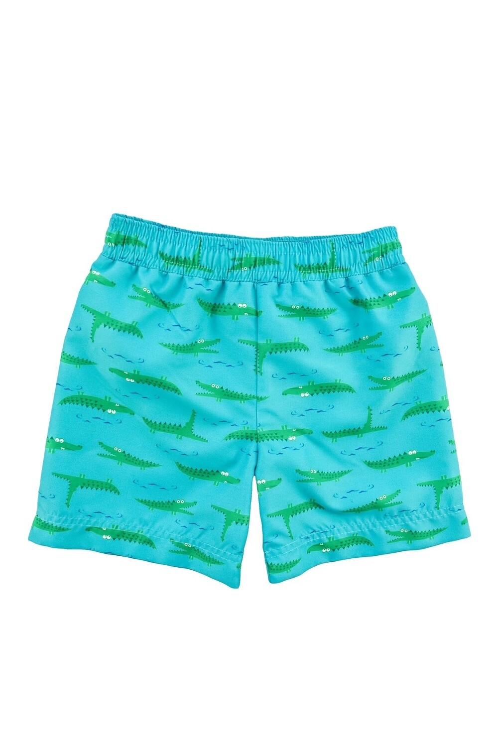 Alligator Print Swim Trunk