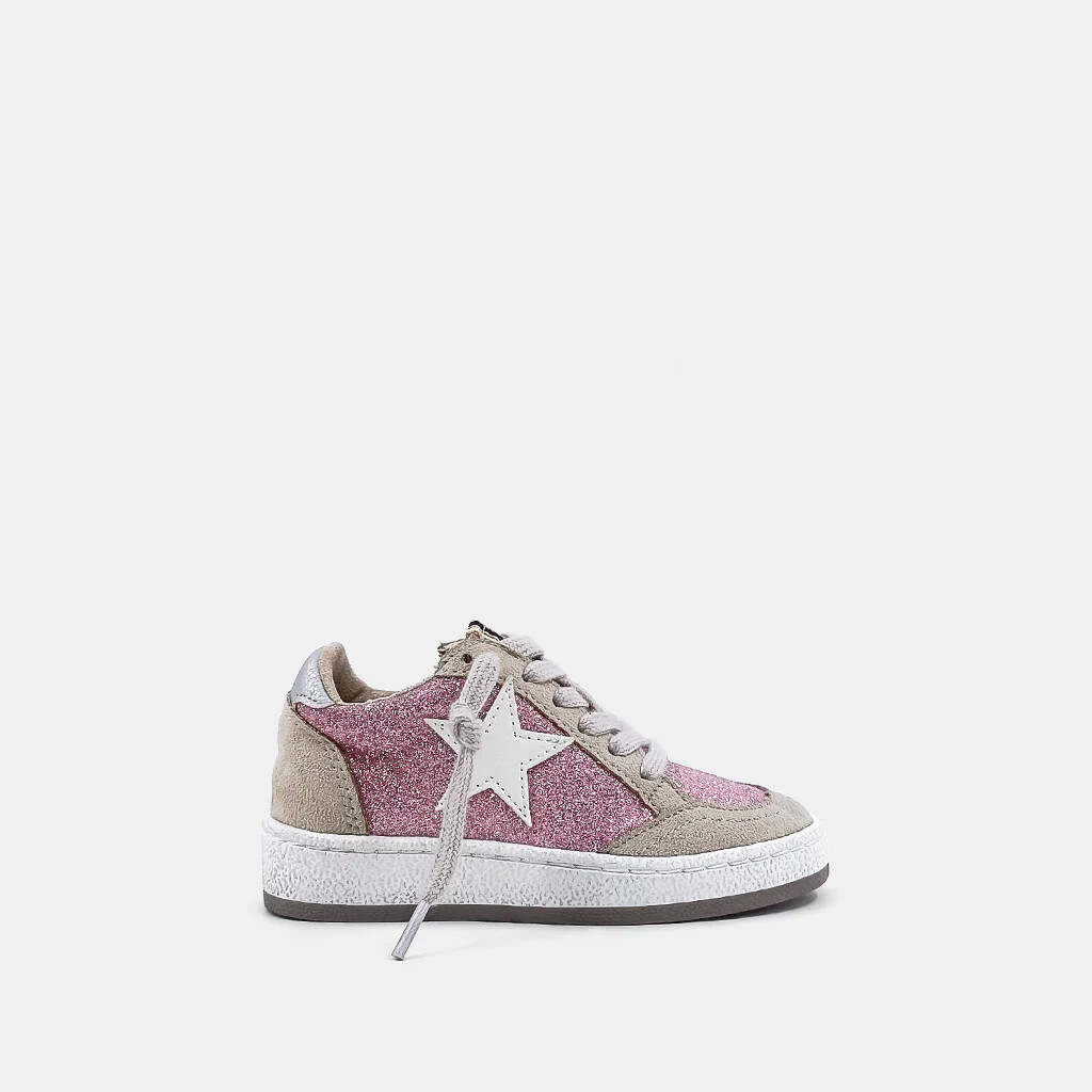 Paz Toddler | Pink Glitter