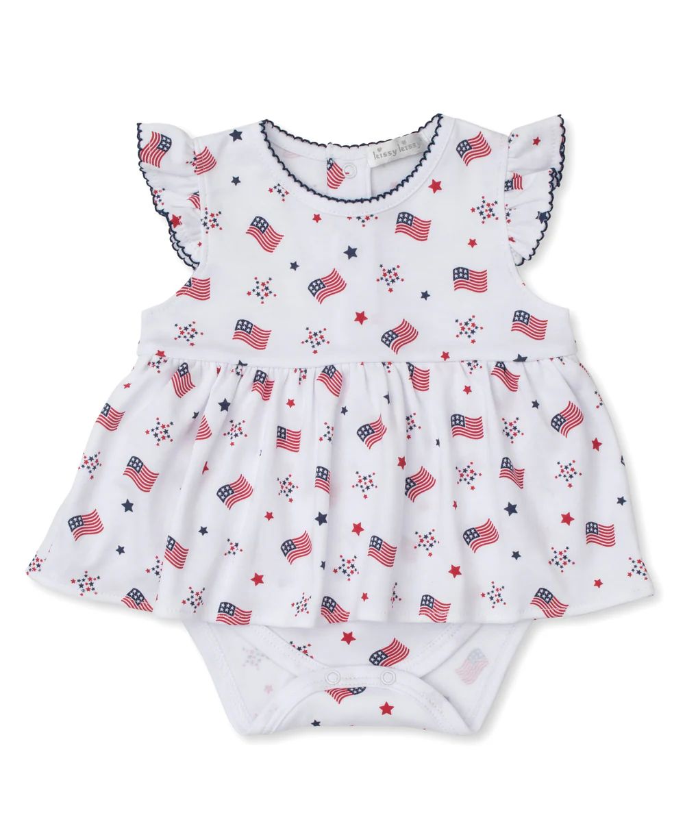 Star Spangled Bodysuit Dress