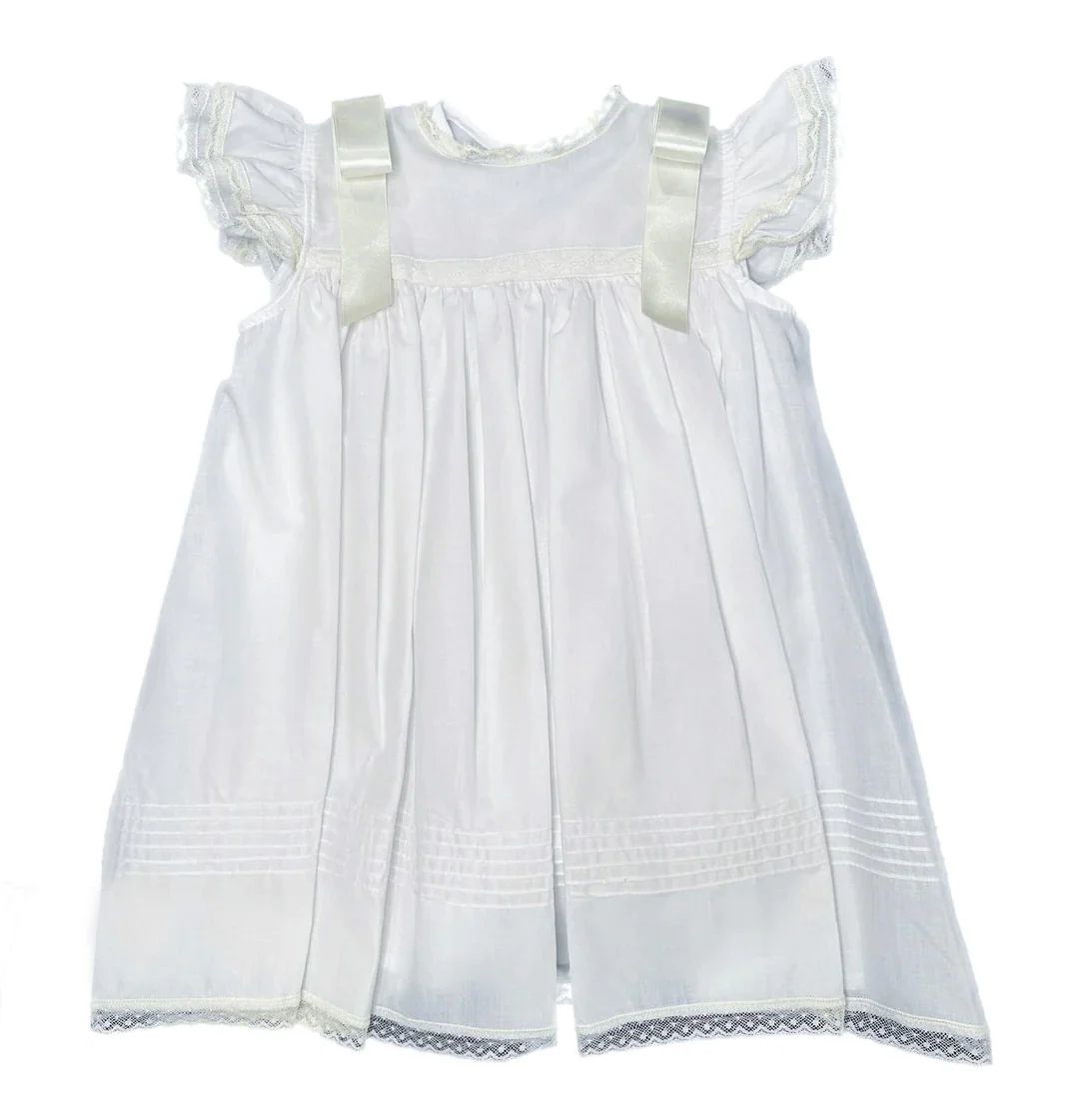 Caroline Heirloom Dress | White