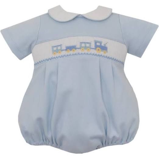 Light Blue Knit Train Bubble