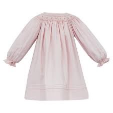 Viyella Long Sleeve Bishop Dress | Pink