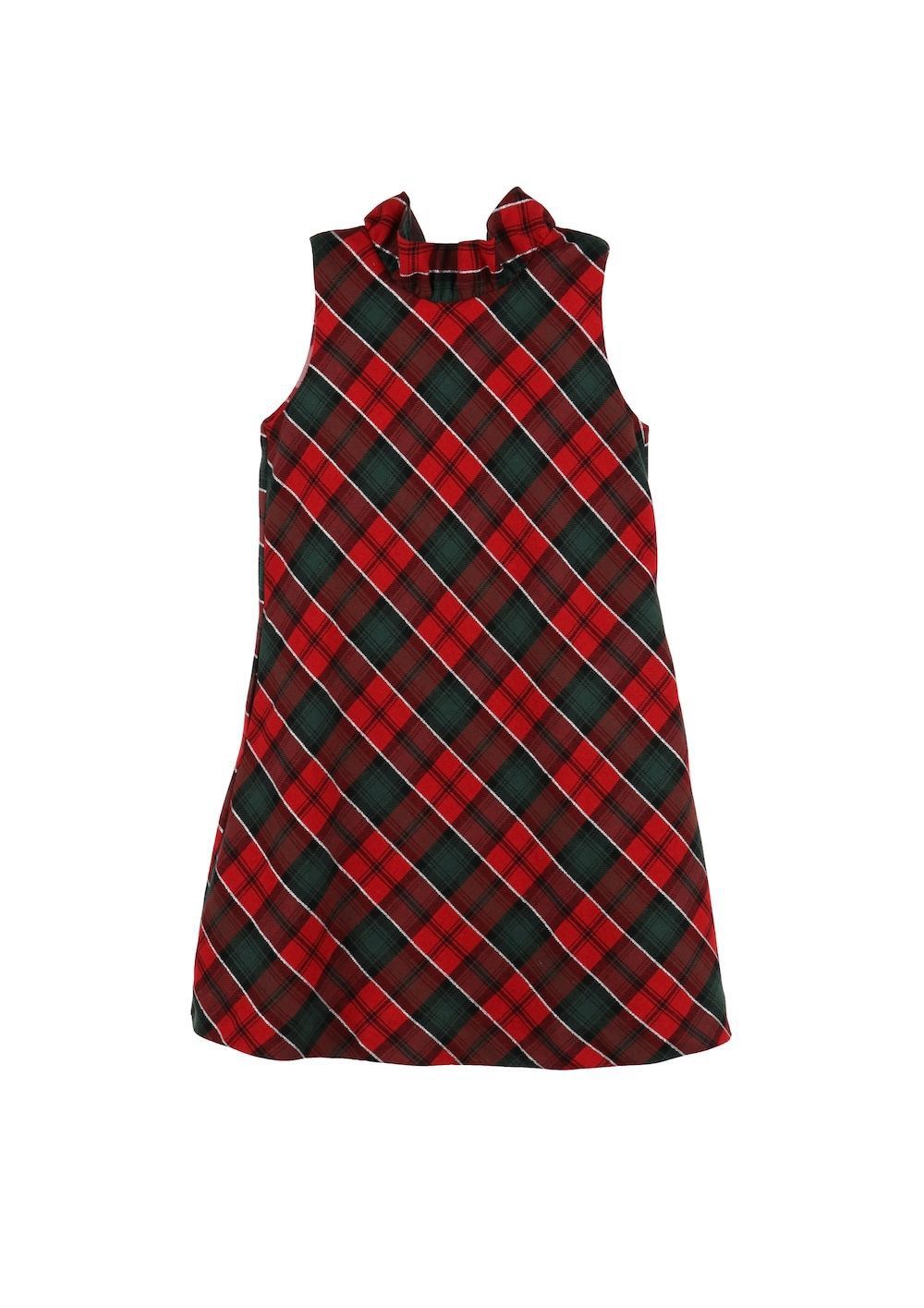 Blair Plaid Dress | Red