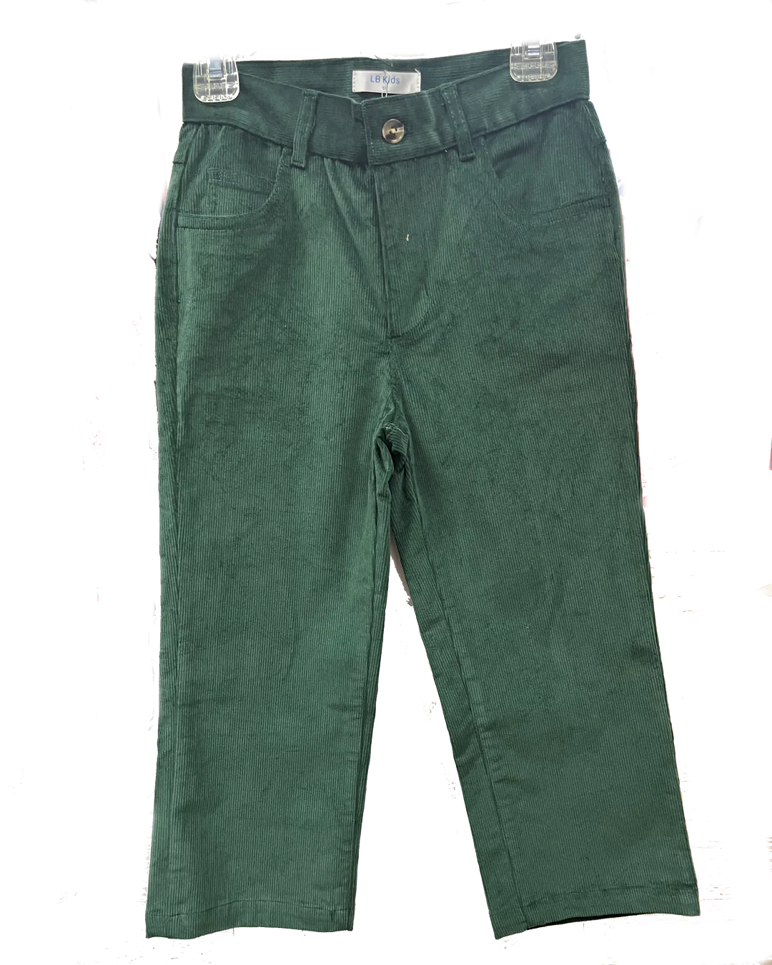 Andrew Elastic Waist Corduroy Pant | Spruce