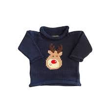 Roll Neck Rudolph Head Sweater | Twilight
