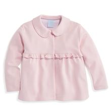 Ruffle Lotus Coat | Pink