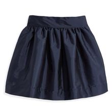 Party Skirt | Navy Taffeta
