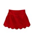 Sophie Scallop Skort | Red