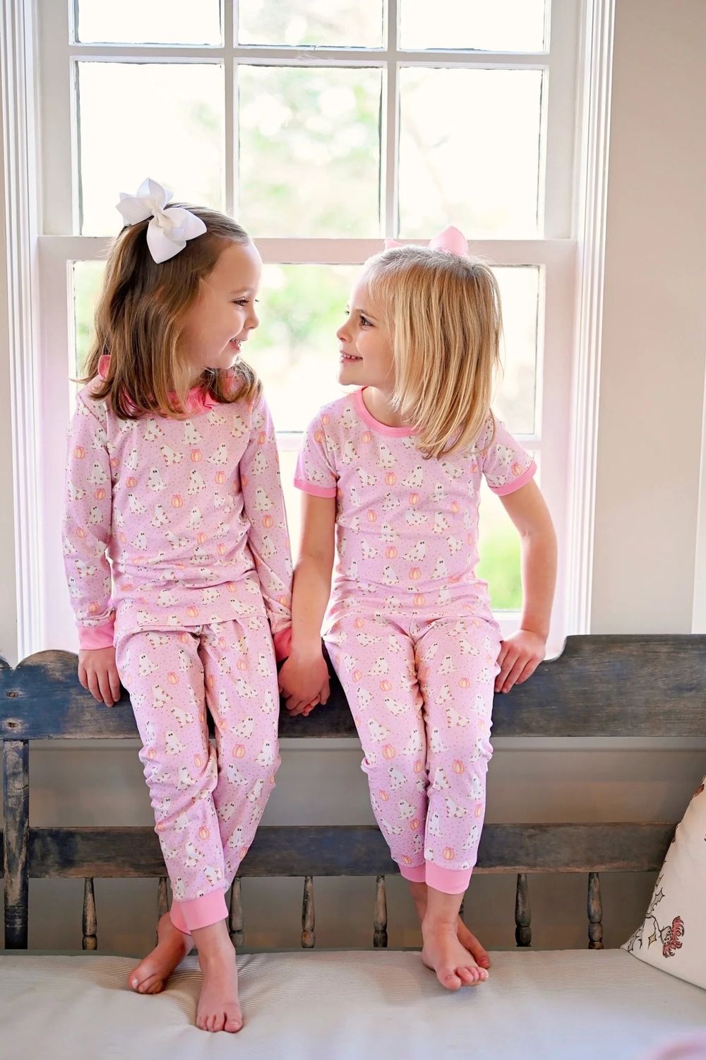Girls Jammie Set | Pink Ghost