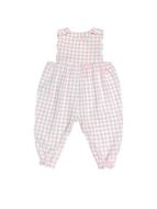 Savannah Scalloped Longall | Pink Gingham