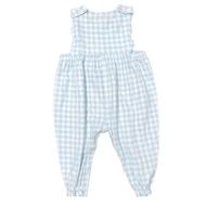 Savannah Scalloped Longall | Blue Gingham