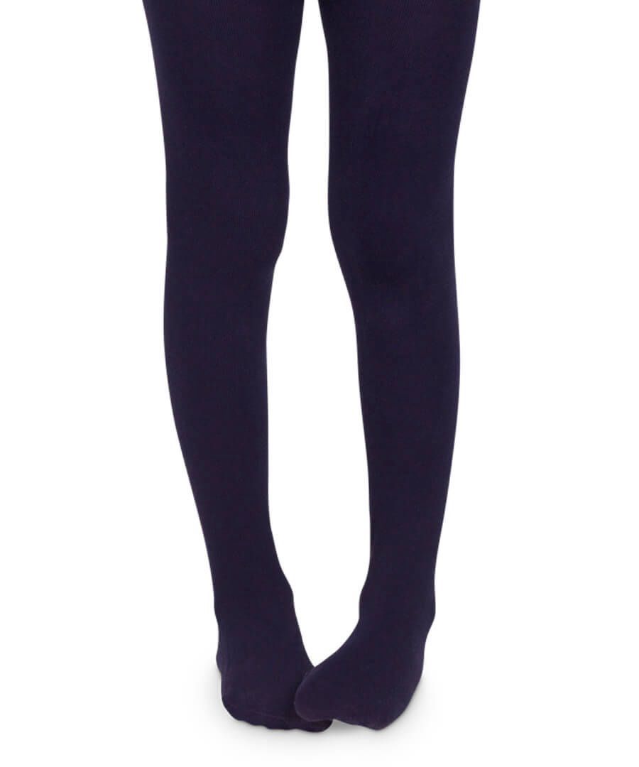 Pima Cotton Tights | Navy