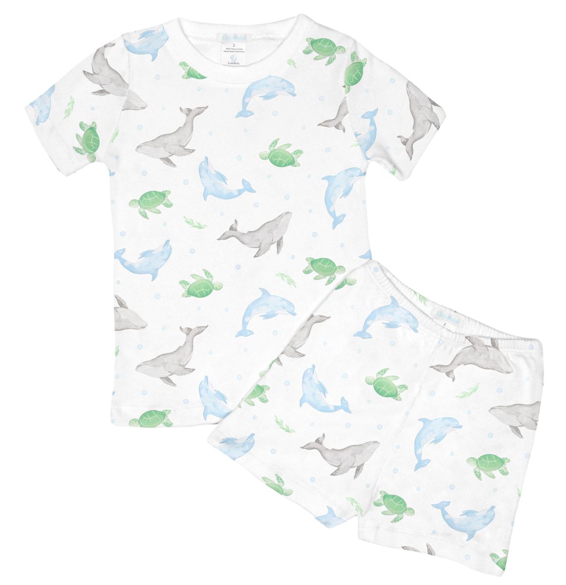 Ocean Friends Short Set | Blue