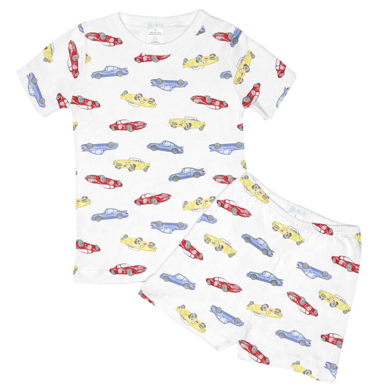 Watercolor Racing Cars Short Set