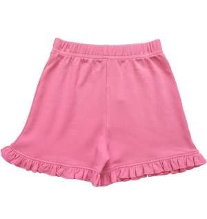 Girls Ruffled Shortie | Light Bubblegum