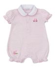 Pink Stripe Short Playsuit | Fairway Foursome