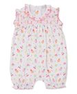 White Sleeveless Playsuit | Fruit Fiesta
