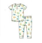 Short Sleeve Pajama Set | Perfect Pickle Paddles