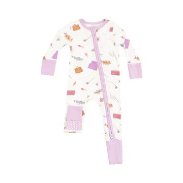 2 Way Zipper Romper | Pink Fishing Things