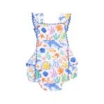 Ric-Rac Ruffle Sunsuit | Colorful Reef