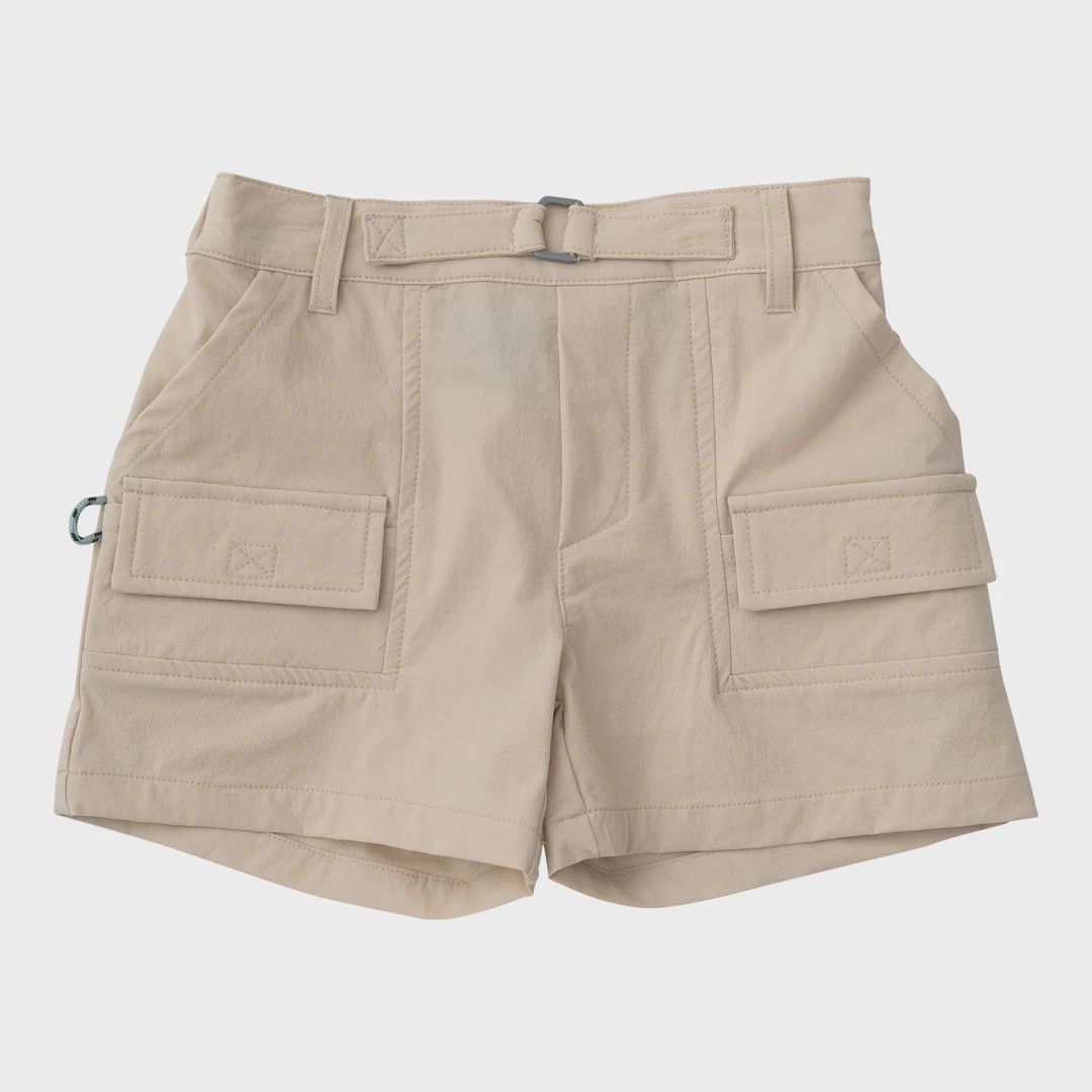 Inshore Performance Short | Classic Ancient Scroll Khaki