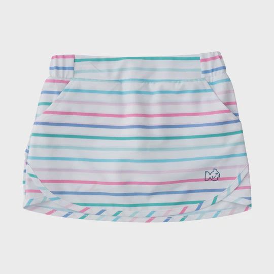 Carolina Catch Skort | Fuchsia Pink Multi Color Stripe