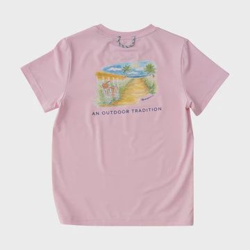Pro Performance Short Sleeve Fishing T- Shirt | Pink Lady