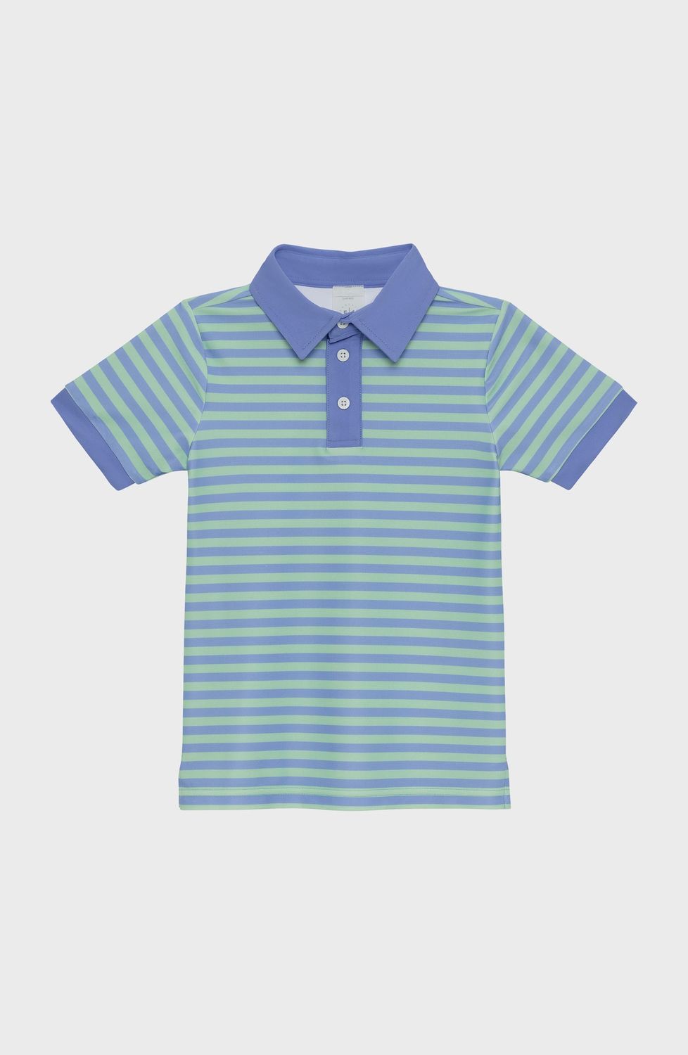 Polo Shirt | Blue and Green QB Stripe