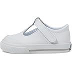Drew | White Leather With Gray Stripe