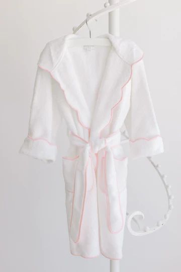 Bathrobe | Pink Scallop