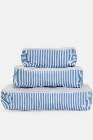 Packing Squad Packing Cubes | Pimlico Stripe Chambray