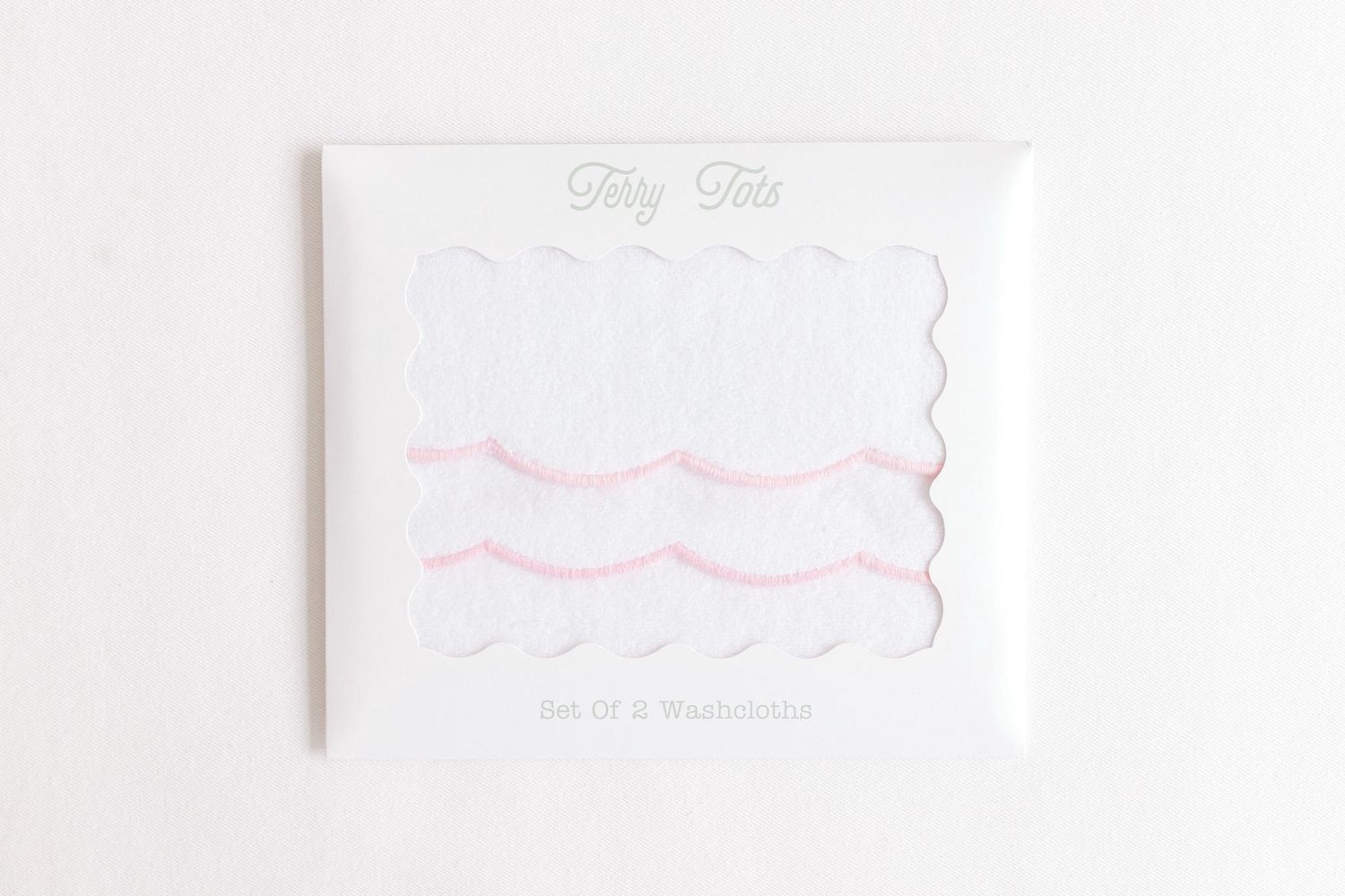 Washcloth | Pink Scallops