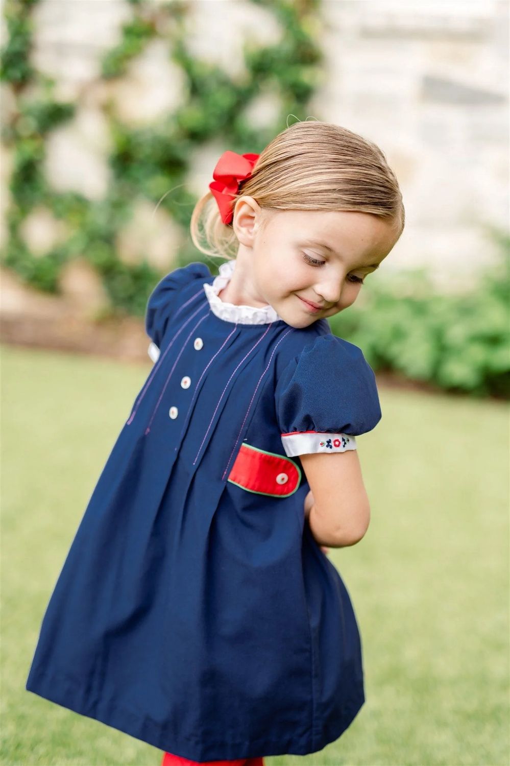 Gianna Navy Dress