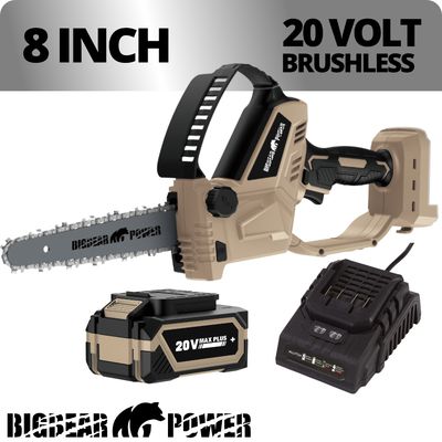 8 IN 4.0Ah 20v Bigbear Power Chainsaw KIT