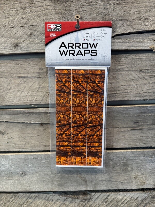 Arrow wrap camo orange