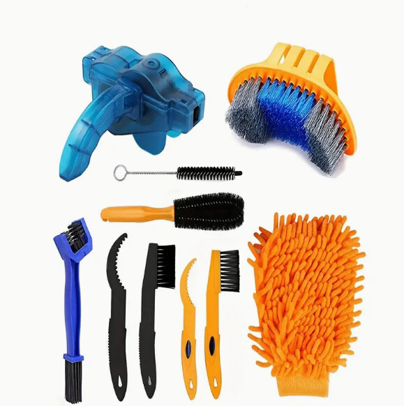 Bicycle Cleaning Kit, 10 piece