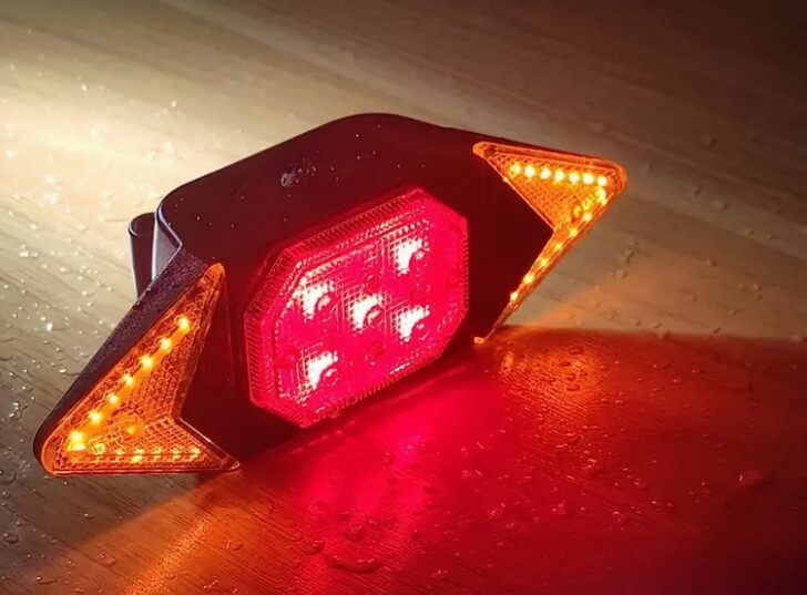 Bike Lights, Rear Warning &amp; Turn, LED Remote Control