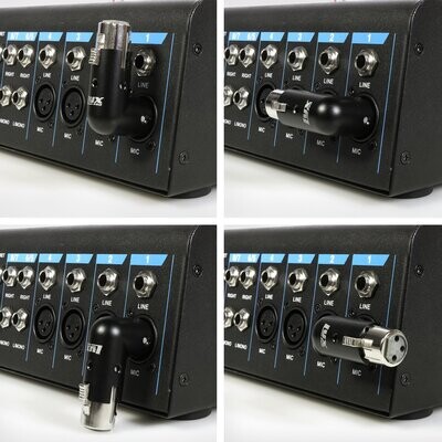 Lyx XLR Right Angle Adaptor