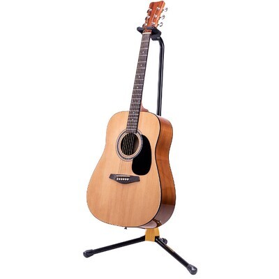Hercules  GS412BPLUS Auto Grip System (AGS) Single Guitar Stand w/Backrest