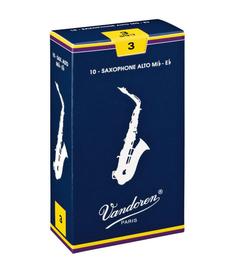 Vandoren SR213 Saxophone Alto Mib-Eb 3 Pkg of 10