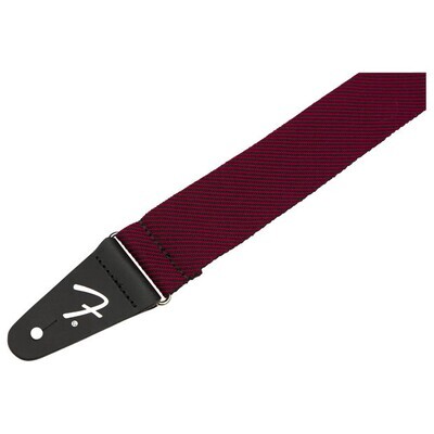 Fender Modern Tweed Strap, Black/Red 2"