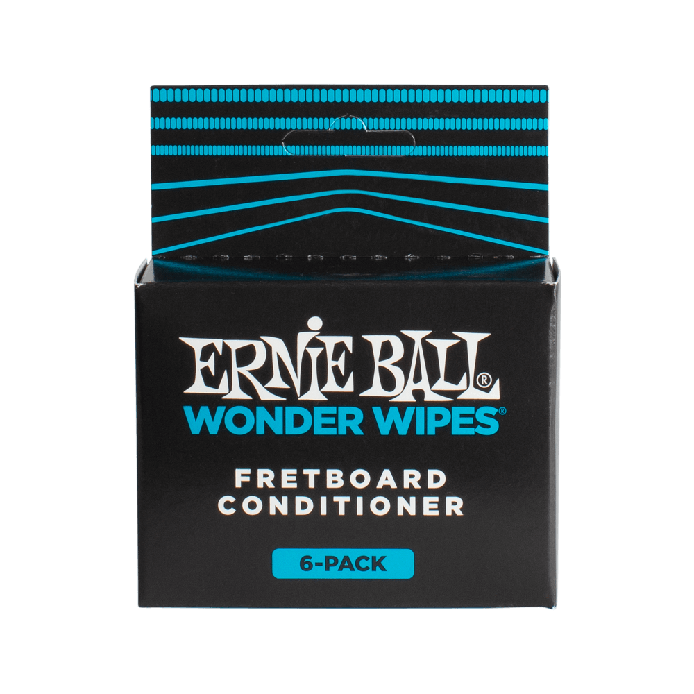 Ernie Ball 4276 Wonder Wipes Fretboard Conditioner 6 Pack